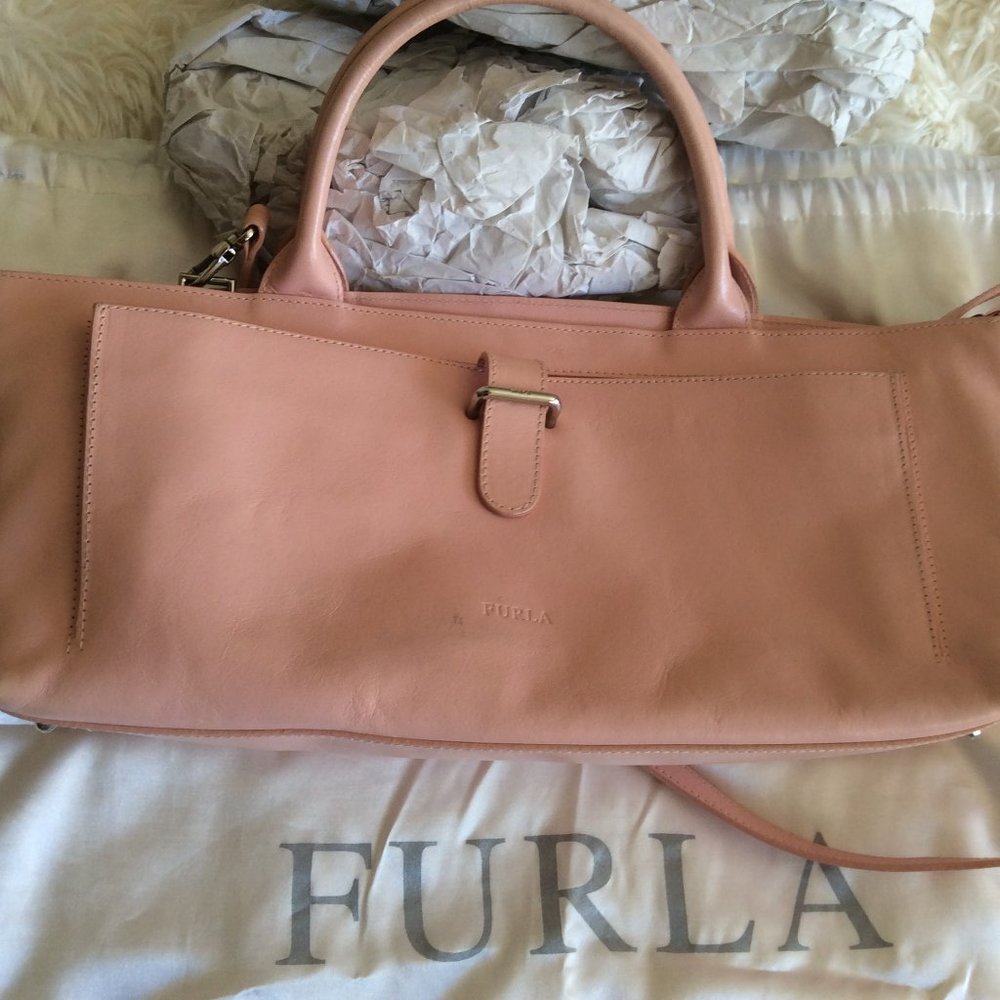 Furla Light Pink Rectangular Bag - image 2